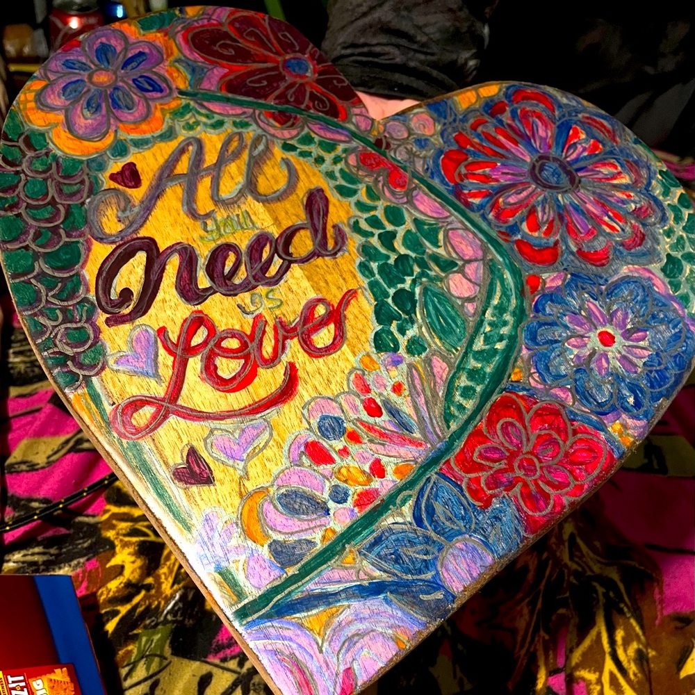 Wood Wall Art Hearts